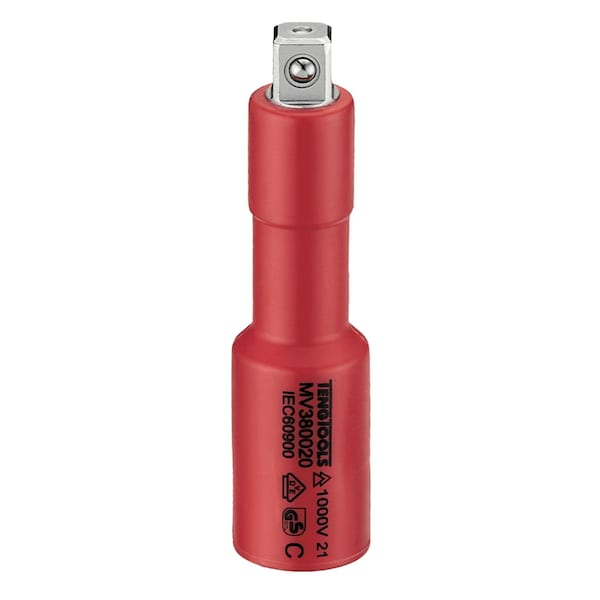 3/8 Inch Drive 3 Inch Long 1000 Volt VDE Insulated Extension Bar